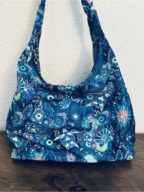 Sakroots The Sak Royal Blue Seascape Hobo Purse Bag